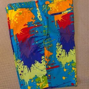 Loudmouth Paintballs Aqua Mens Short 40